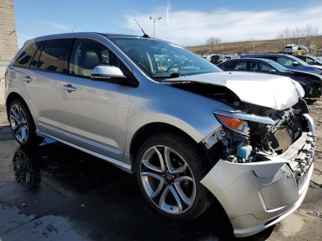 2FMDK4AK7DBC40374 - 2013 FORD EDGE SPORT SILVER photo 4