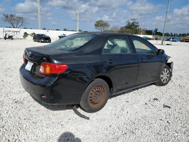 JTDBU4EE6A9112288 - 2010 TOYOTA COROLLA BASE BLACK photo 3