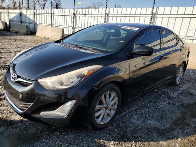 KMHDH4AE8EU147822 - 2014 HYUNDAI ELANTRA SE BLACK photo 1