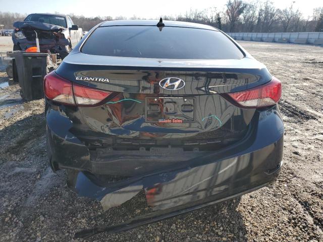 KMHDH4AE8EU147822 - 2014 HYUNDAI ELANTRA SE BLACK photo 6