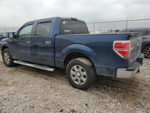 1FTFW1CF4DKD28644 - 2013 FORD F150 SUPERCREW BLUE photo 2