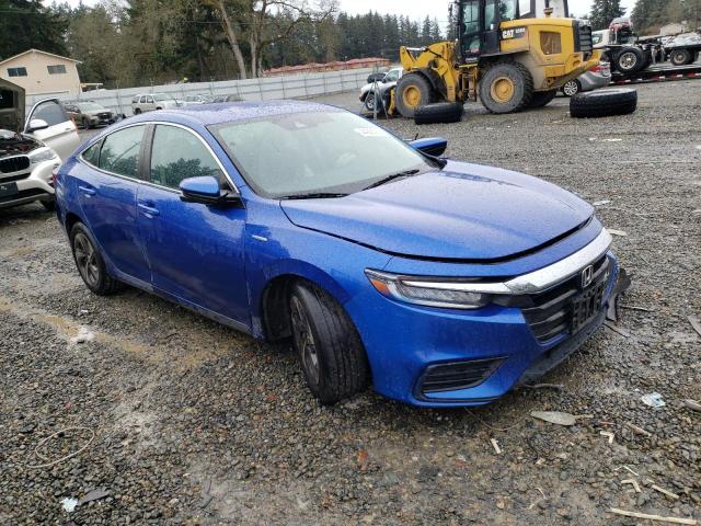 19XZE4F55KE026039 - 2019 HONDA INSIGHT EX BLUE photo 4