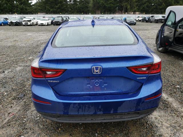 19XZE4F55KE026039 - 2019 HONDA INSIGHT EX BLUE photo 6