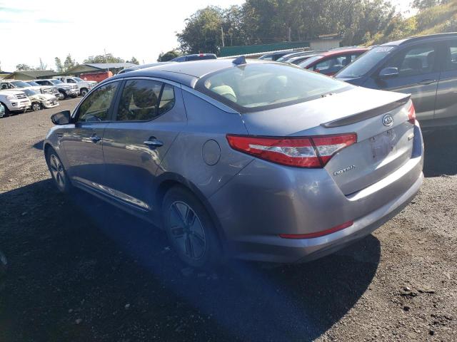 KNAGM4AD5B5005788 - 2011 KIA OPTIMA HYBRID SILVER photo 2