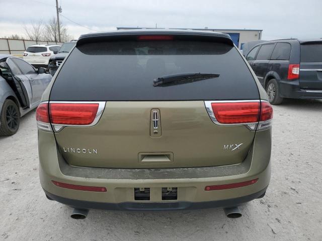 2LMDJ6JK4DBL16958 - 2013 LINCOLN MKX GREEN photo 6