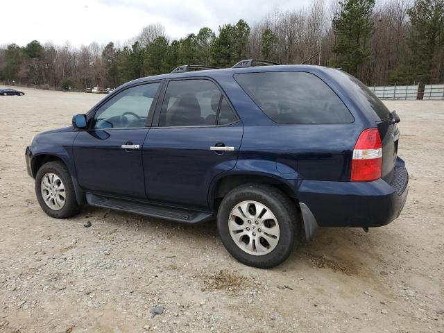 2HNYD188X3H516643 - 2003 ACURA MDX TOURING BLUE photo 2