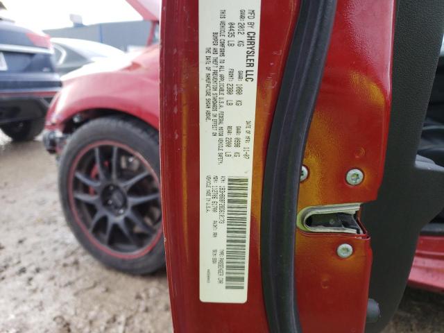 1B3HB68F28D610173 - 2008 DODGE CALIBER SRT-4 RED photo 12