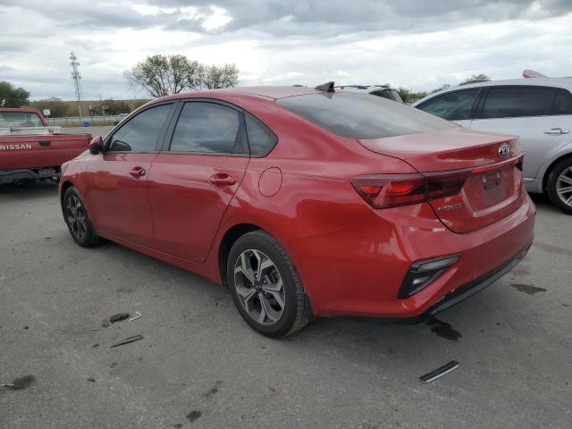 3KPF24AD8LE141911 - 2020 KIA FORTE FE RED photo 2