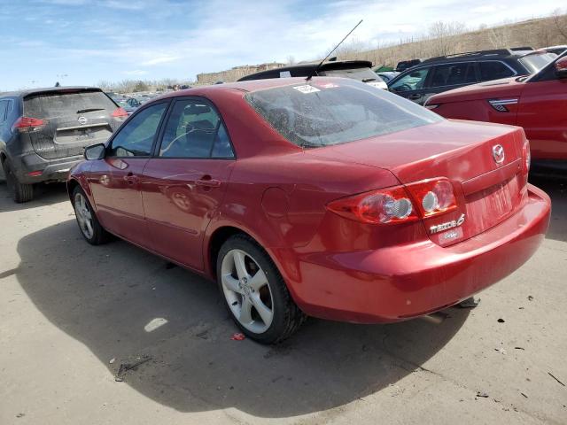 1YVHP80CX55M67969 - 2005 MAZDA 6 I RED photo 2