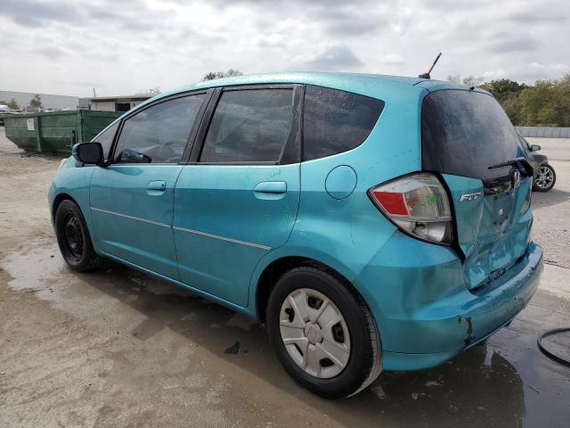 JHMGE8H34CC008231 - 2012 HONDA FIT TURQUOISE photo 2