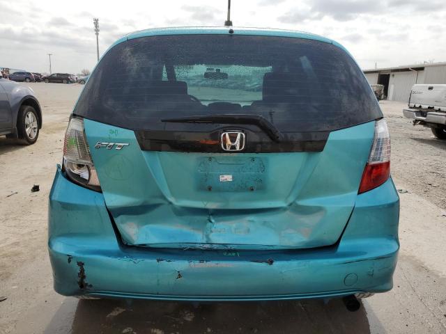 JHMGE8H34CC008231 - 2012 HONDA FIT TURQUOISE photo 6