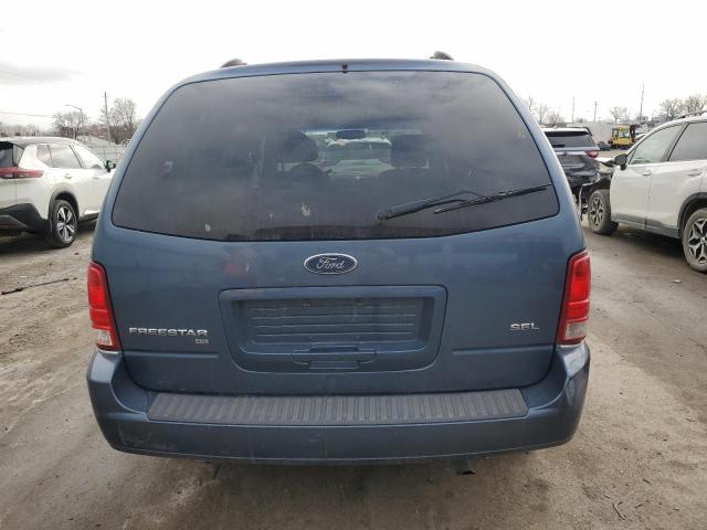 2FMZA522X6BA16922 - 2006 FORD FREESTAR SEL BLUE photo 6