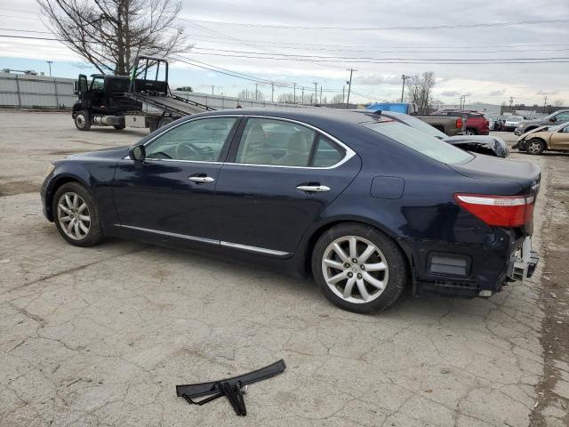 JTHBL46F375004123 - 2007 LEXUS LS 460 BLUE photo 2