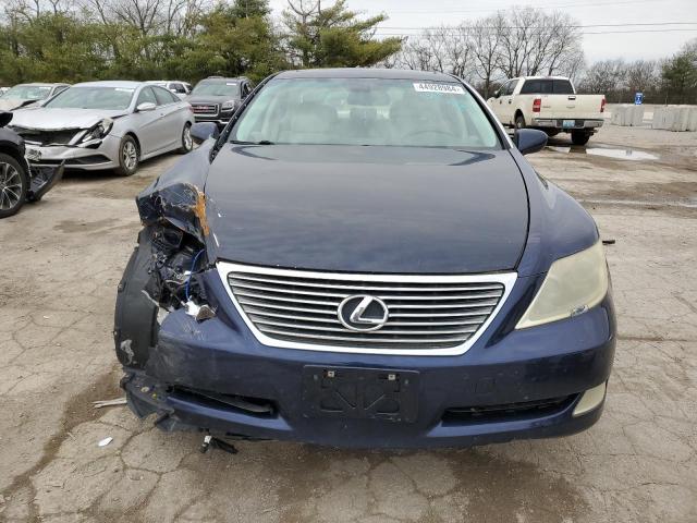 JTHBL46F375004123 - 2007 LEXUS LS 460 BLUE photo 5