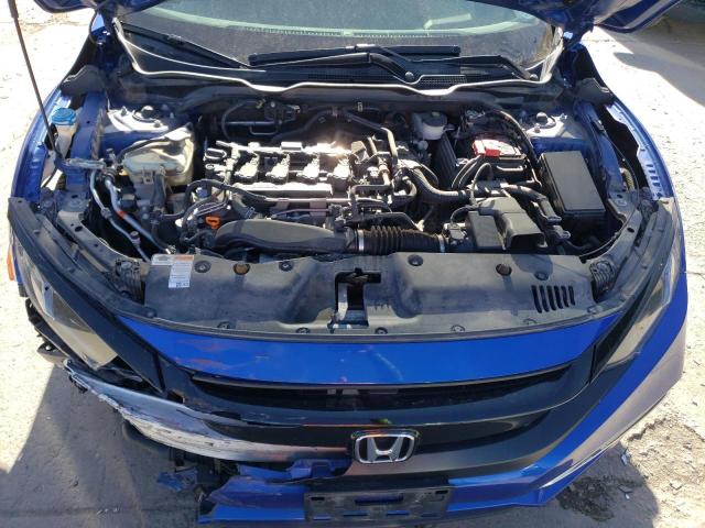 2HGFC1F79MH702235 - 2021 HONDA CIVIC EXL BLUE photo 11