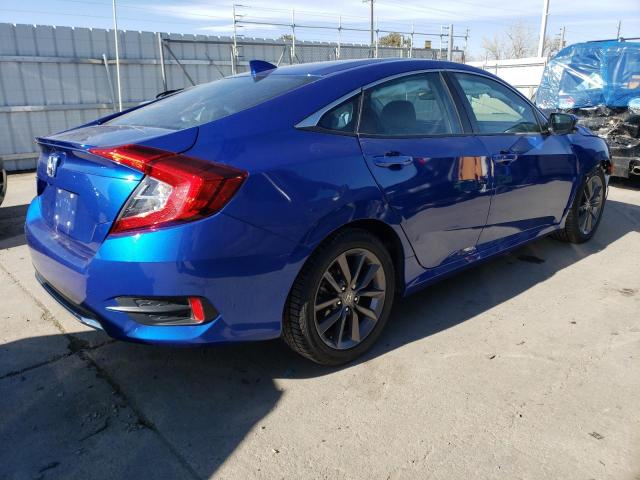 2HGFC1F79MH702235 - 2021 HONDA CIVIC EXL ლურჯი ფოტო 3