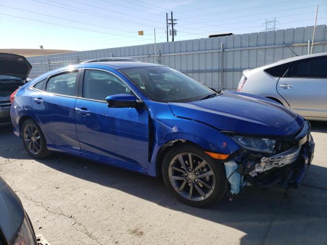 2HGFC1F79MH702235 - 2021 HONDA CIVIC EXL BLUE photo 4