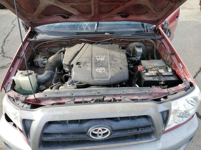 5TEJU62N87Z445911 - 2007 TOYOTA TACOMA DOUBLE CAB PRERUNNER RED photo 11