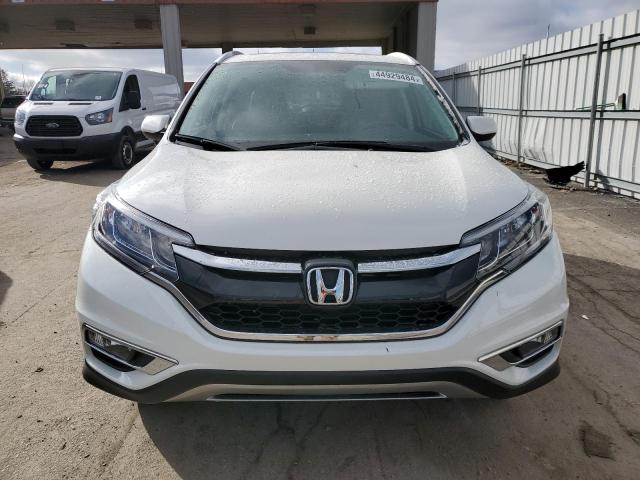 5J6RM4H79GL137610 - 2016 HONDA CR-V EXL WHITE photo 5