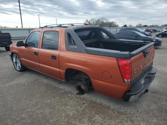 3GNEC12ZX5G284651 - 2005 CHEVROLET AVALANCHE C1500 ORANGE photo 2