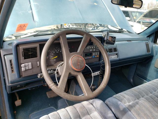 2GTFK29K9N1540981 - 1992 GMC SIERRA K2500 BLUE photo 8