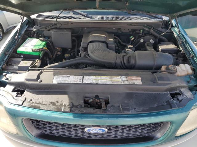 1FTDX18W1VND02337 - 1997 FORD F150 GREEN photo 11