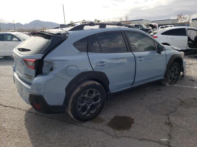 JF2GTHSC6PH234376 - 2023 SUBARU CROSSTREK SPORT BLUE photo 3