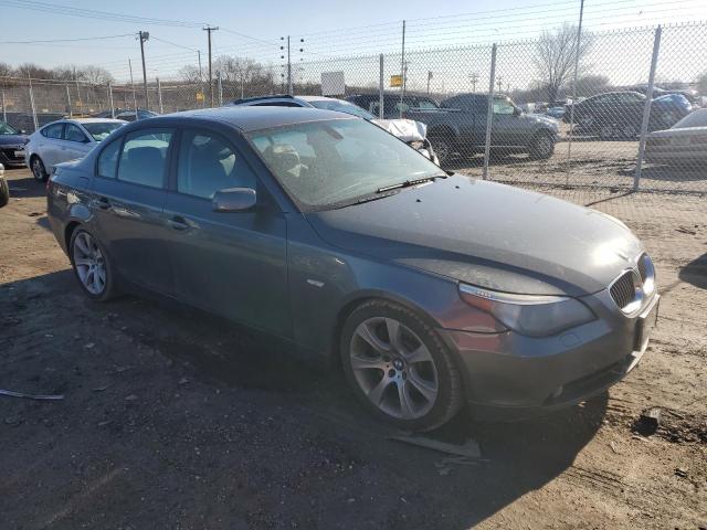 WBANB53597CP03722 - 2007 BMW 550 I GRAY photo 4