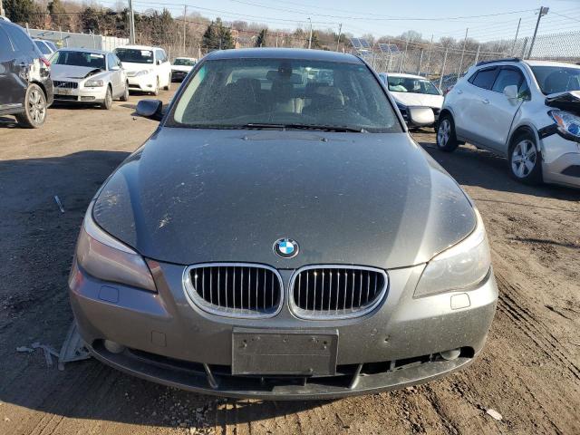 WBANB53597CP03722 - 2007 BMW 550 I GRAY photo 5