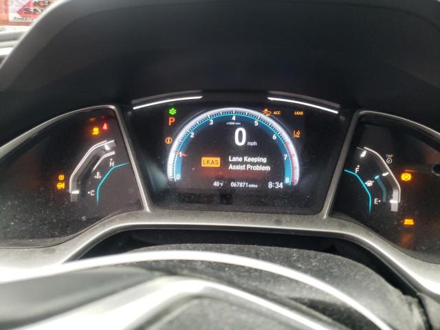 19XFC1F76KE203822 - 2019 HONDA CIVIC EXL ვერცხლისფერი ფოტო 9