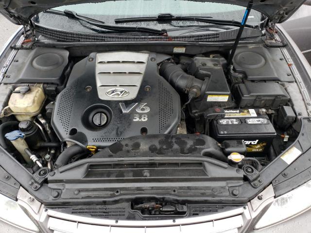 KMHFC46F67A139764 - 2007 HYUNDAI AZERA SE GRAY photo 11