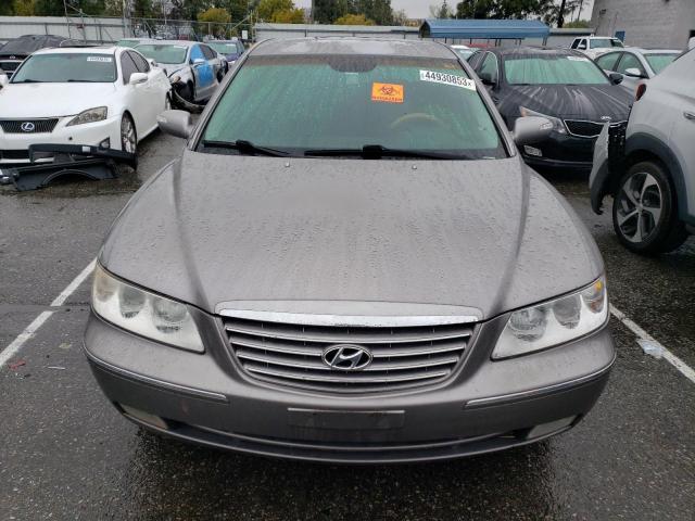 KMHFC46F67A139764 - 2007 HYUNDAI AZERA SE GRAY photo 5