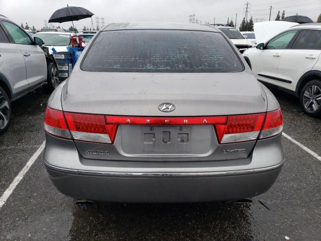 KMHFC46F67A139764 - 2007 HYUNDAI AZERA SE GRAY photo 6