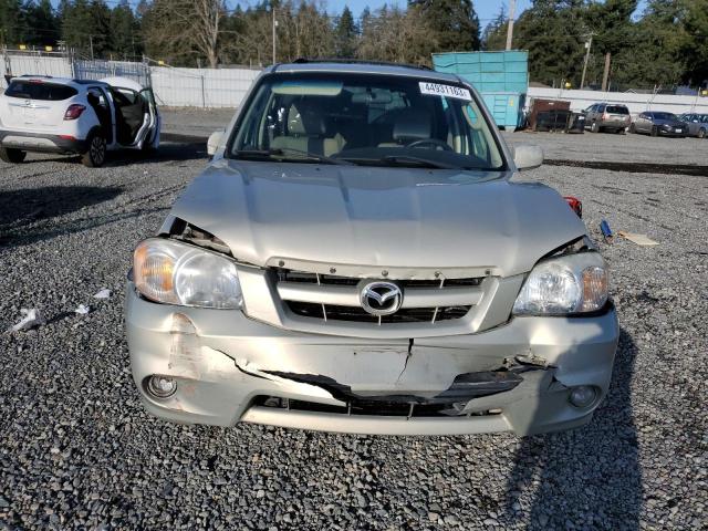 4F2YZ94195KM32078 - 2005 MAZDA TRIBUTE S BEIGE photo 5