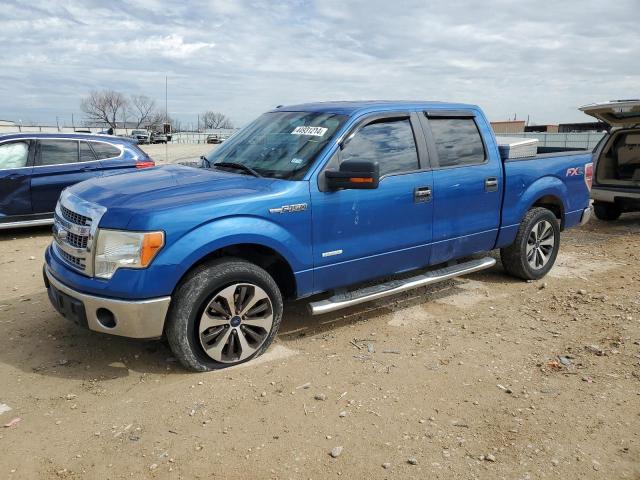 1FTFW1CT2DKD52561 - 2013 FORD F150 SUPERCREW BLUE photo 1