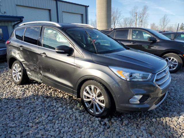 1FMCU0J91JUC03905 - 2018 FORD ESCAPE TITANIUM GRAY photo 4