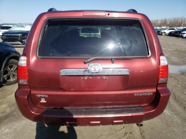 JTEBU14R778084076 - 2007 TOYOTA 4RUNNER SR5 MAROON photo 6