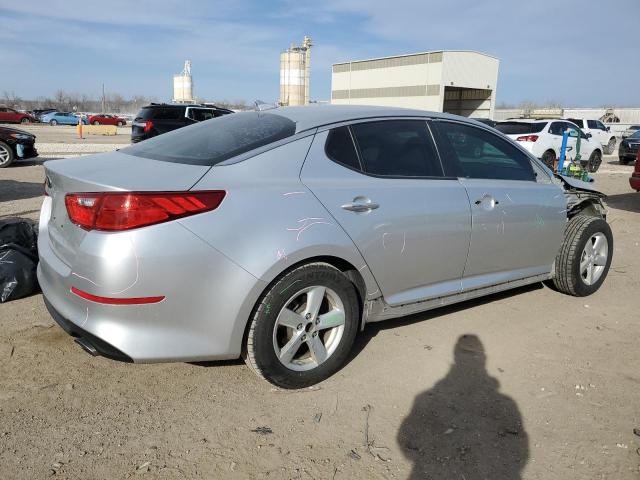 KNAGM4A72E5462668 - 2014 KIA OPTIMA LX SILVER photo 3