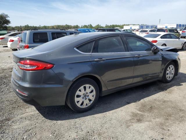 3FA6P0G76LR104124 - 2020 FORD FUSION S GRAY photo 3