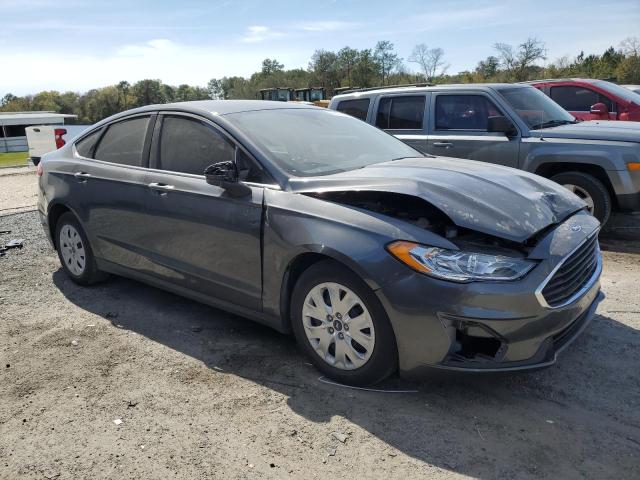 3FA6P0G76LR104124 - 2020 FORD FUSION S GRAY photo 4