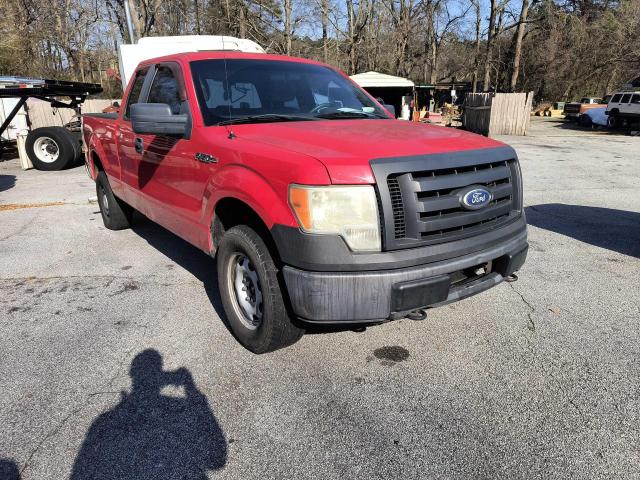 1FTEX1EW0AKA48088 - 2010 FORD F150 SUPER CAB RED photo 1