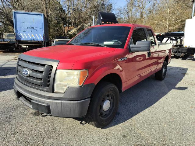 1FTEX1EW0AKA48088 - 2010 FORD F150 SUPER CAB RED photo 2