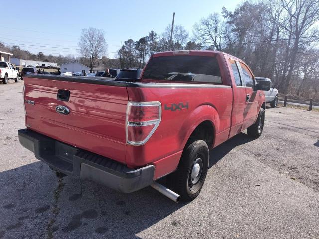 1FTEX1EW0AKA48088 - 2010 FORD F150 SUPER CAB RED photo 4