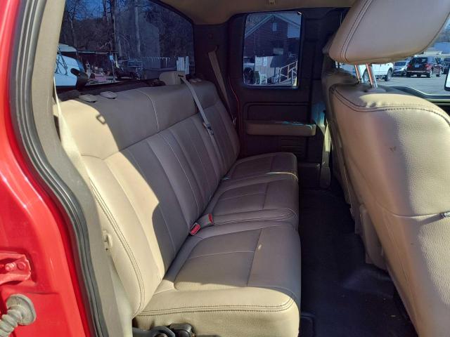 1FTEX1EW0AKA48088 - 2010 FORD F150 SUPER CAB RED photo 6
