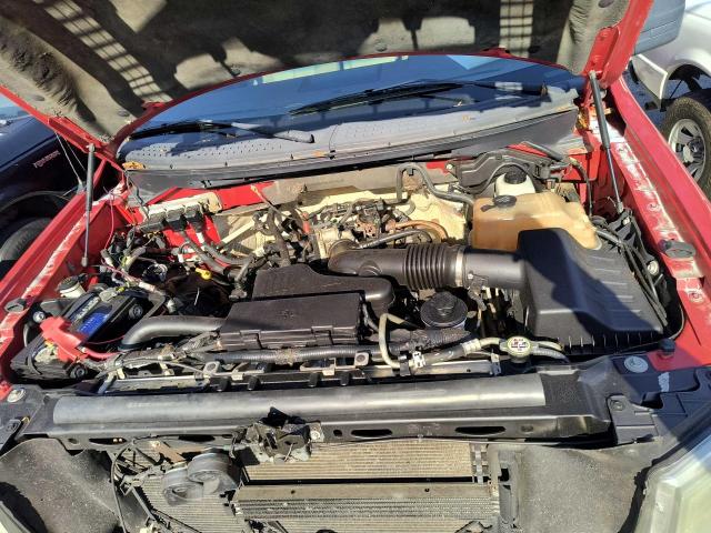 1FTEX1EW0AKA48088 - 2010 FORD F150 SUPER CAB RED photo 7