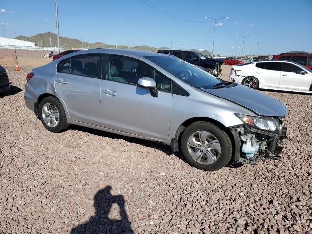 19XFB2F53DE097856 - 2013 HONDA CIVIC LX SILVER photo 4