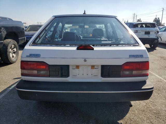 JM1BF2320K0381030 - 1989 MAZDA 323 WHITE photo 6