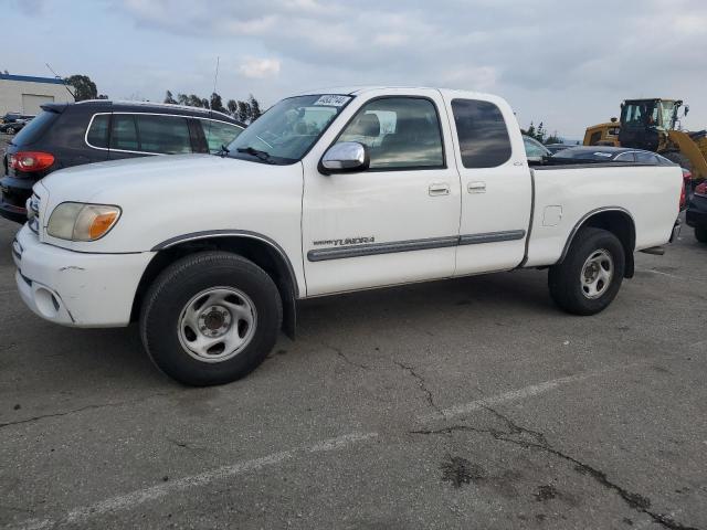5TBRU34115S455789 - 2005 TOYOTA TUNDRA ACCESS CAB SR5 WHITE photo 1