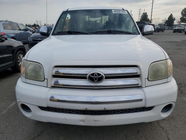 5TBRU34115S455789 - 2005 TOYOTA TUNDRA ACCESS CAB SR5 WHITE photo 5