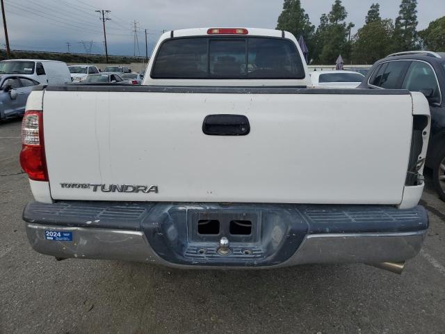 5TBRU34115S455789 - 2005 TOYOTA TUNDRA ACCESS CAB SR5 WHITE photo 6